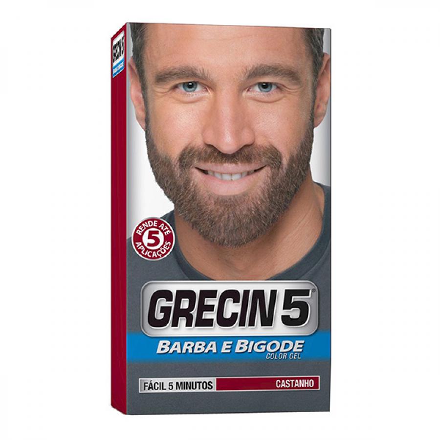 Grecin 5 Barba/Bigode Castanho