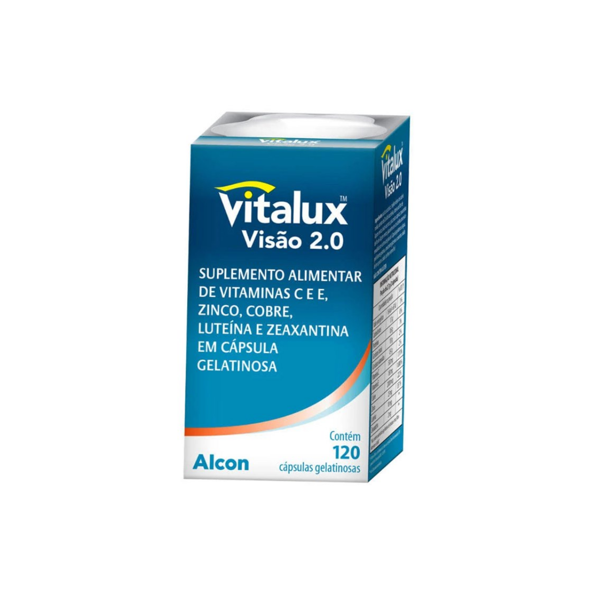 Polivitamínico Vitalux Visão 2.0 Alcon 120 Cápsulas