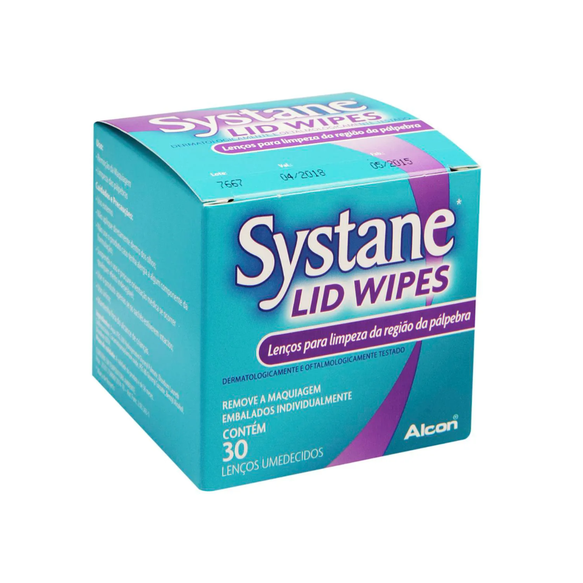 Lenco Umedecido Systane Para a Regiao dos Olhos 30 Unidades