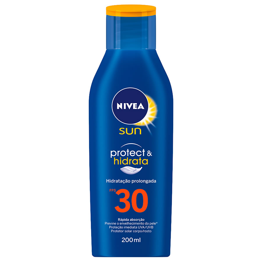 Protetor Solar Nivea Sun Protect e Hidrata Fps 30 200ml