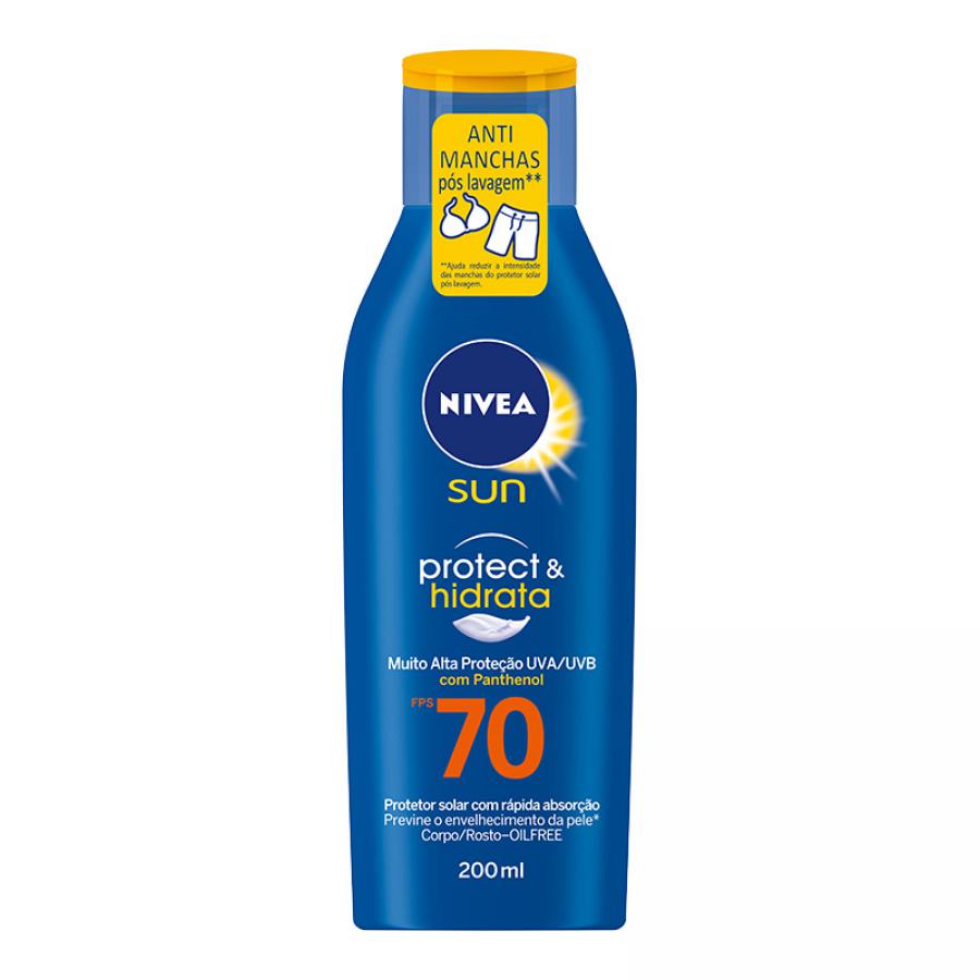 Protetor Solar Nivea Sun Protect & Hidrata FPS70 200ml