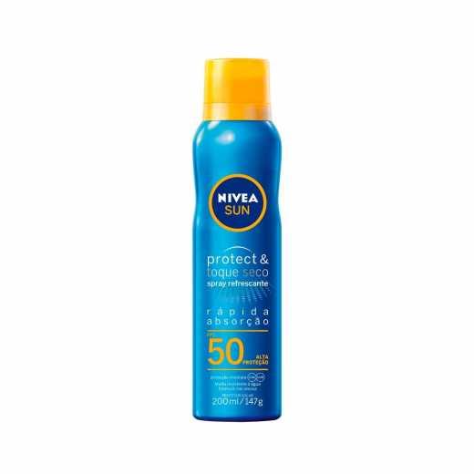 Protetor Solar Corporal Spray Nivea Sun Protect&Fresh FPS 50 200ml