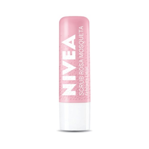 Esfoliante Labial Nivea Scrub rosa mosqueta, 4,8g