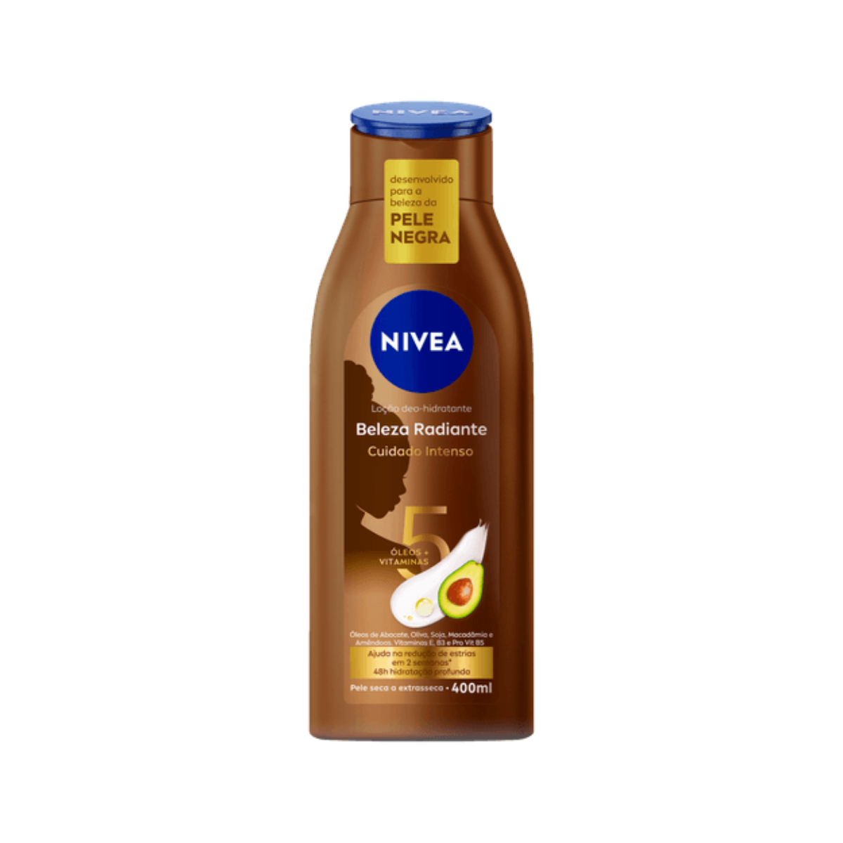 Loção Deo Hidratante Corporal Nivea Beleza Radiante Cuidado Intenso 400mL