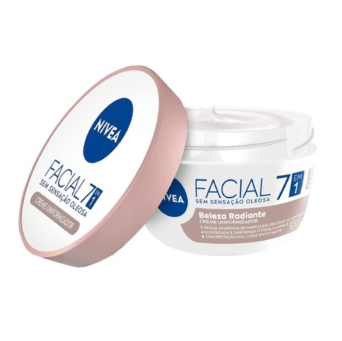 Creme Uniformizador Facial Nivea Beleza Radiante para Pele Negra 100G