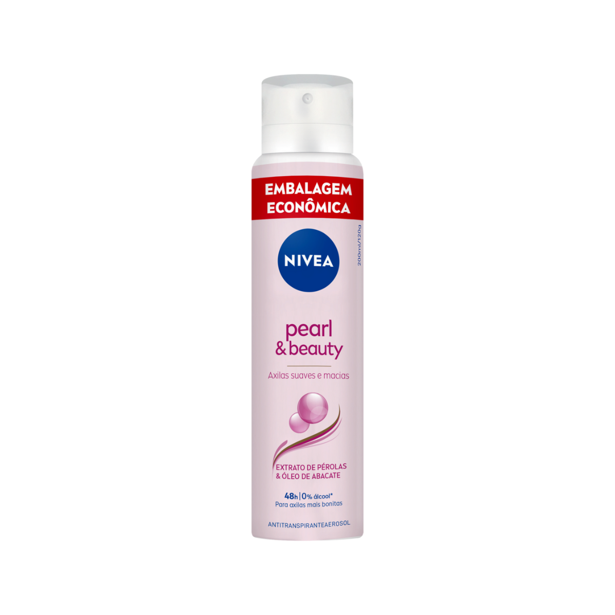 Desodorante Nivea Pearl&Beauty Aerosol 48h 200Ml