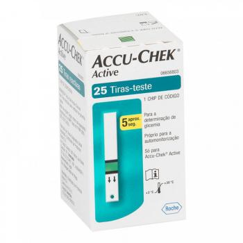 Tiras Accu Chek Active 25 unidades Roche