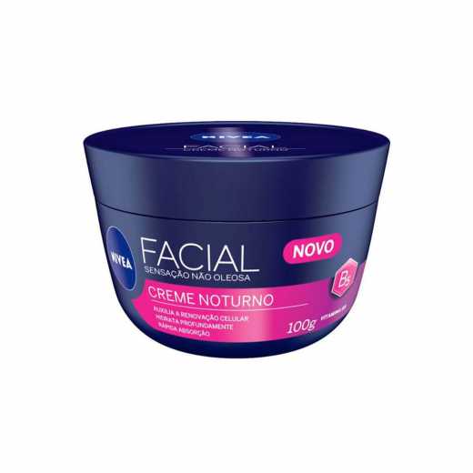 Creme Facial Hidratante Noturno Nivea 100g