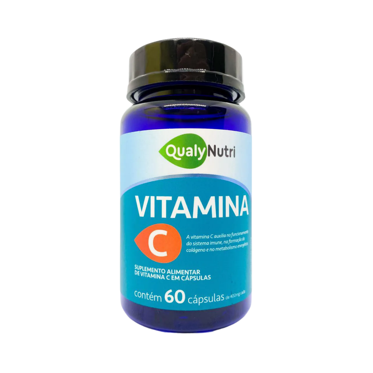Vitamina C Qualynutri 400mg 60 Cápsulas