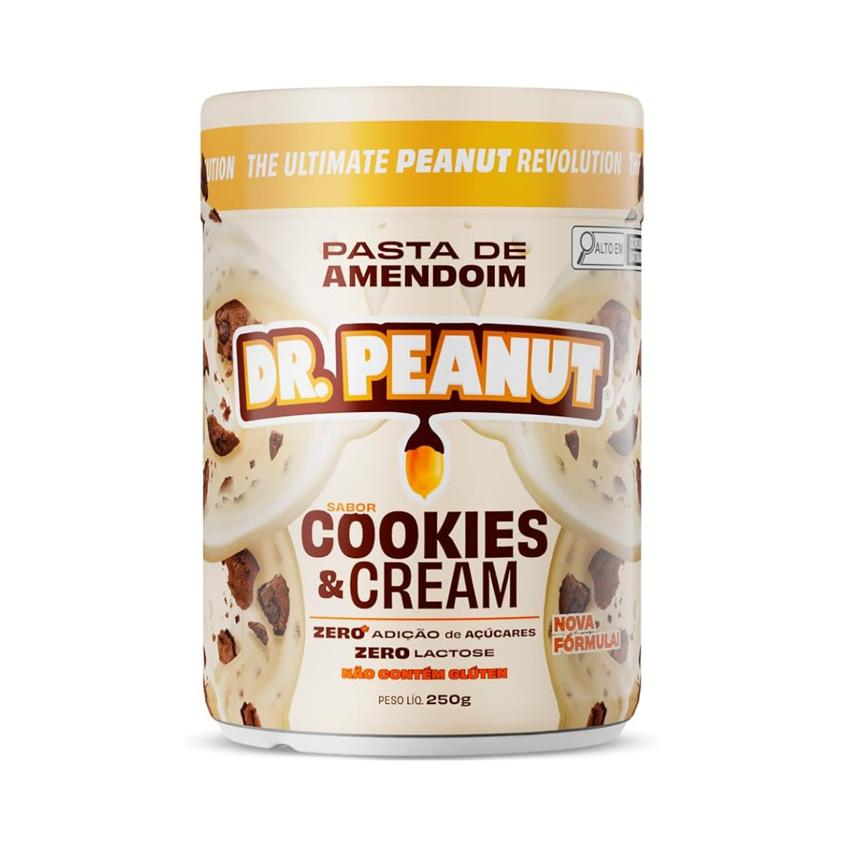 Pasta De Amendoim Cookies E Cream Dr Peanut 250g