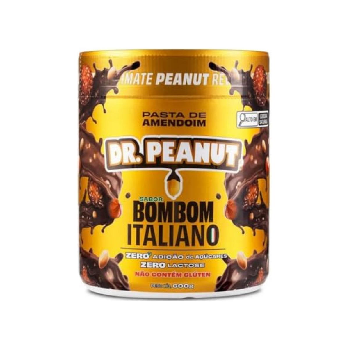 Pasta De Amendoim Bombom Italiano Dr.Peanut 600g