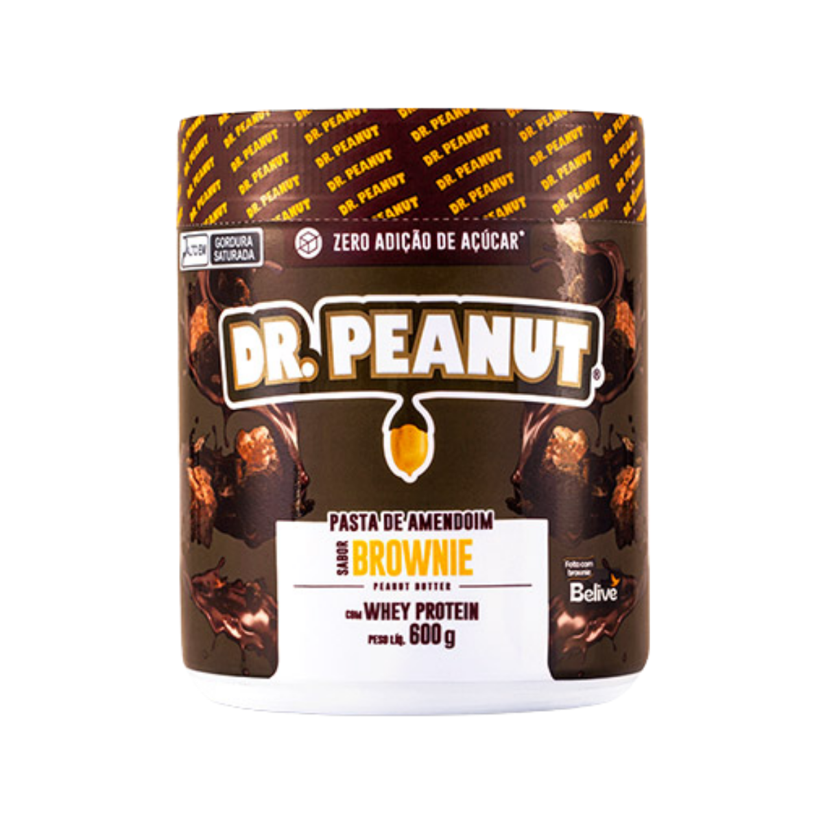 Pasta De Amendoim Brownie Dr Peanut 600g