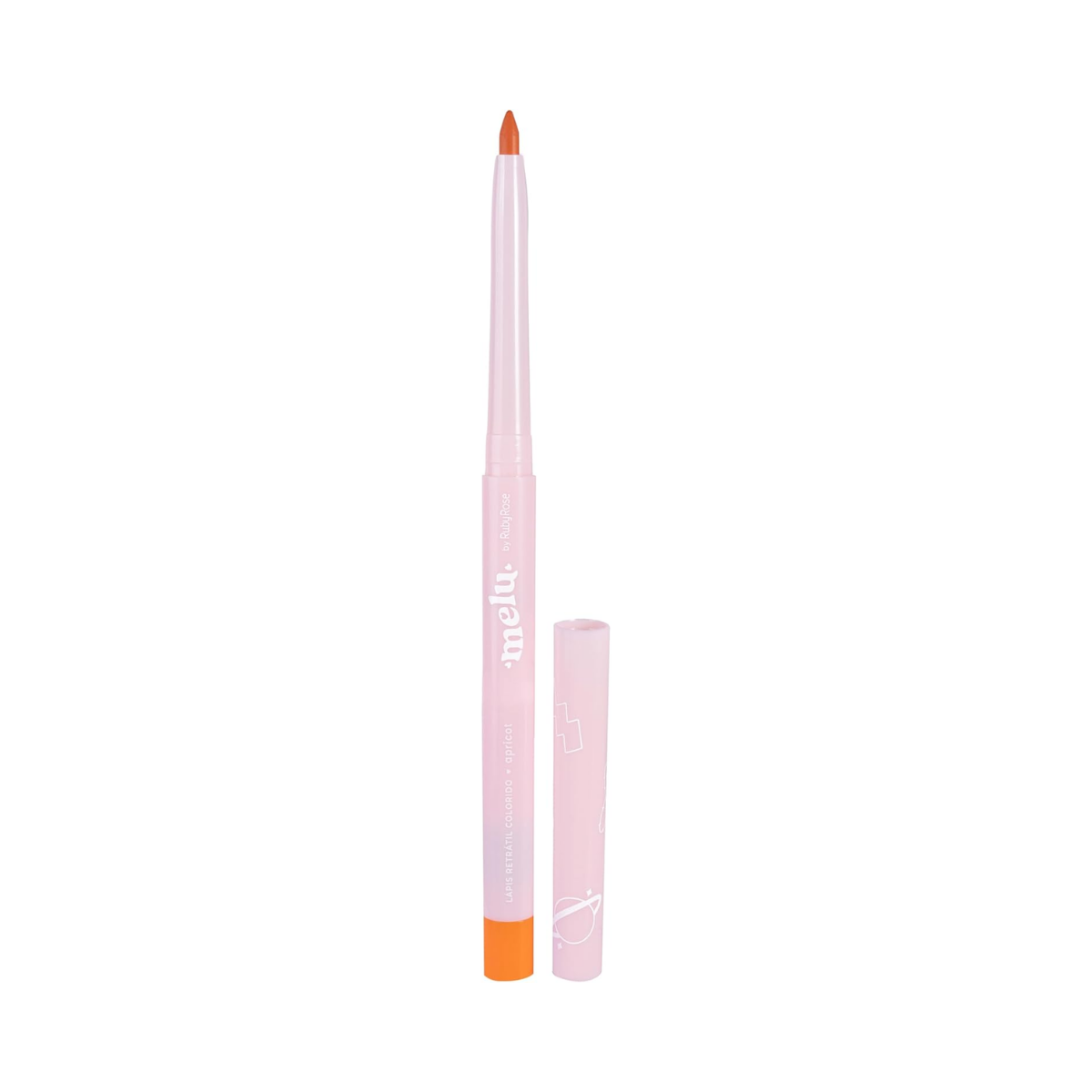 Lápis De Olhos Colorido Laranja Melu Ruby Rose