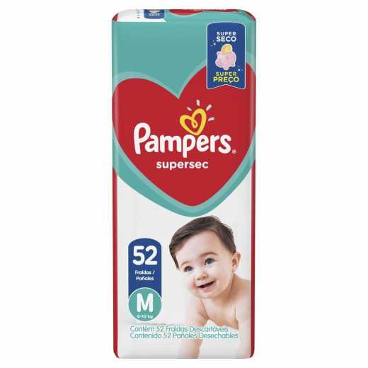 Fralda Pampers Supersec Hiper Tamanho M