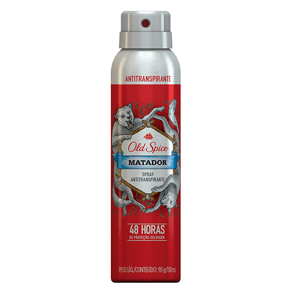 Desodorante Spray Antitranspirante Old Spice Matador 93g