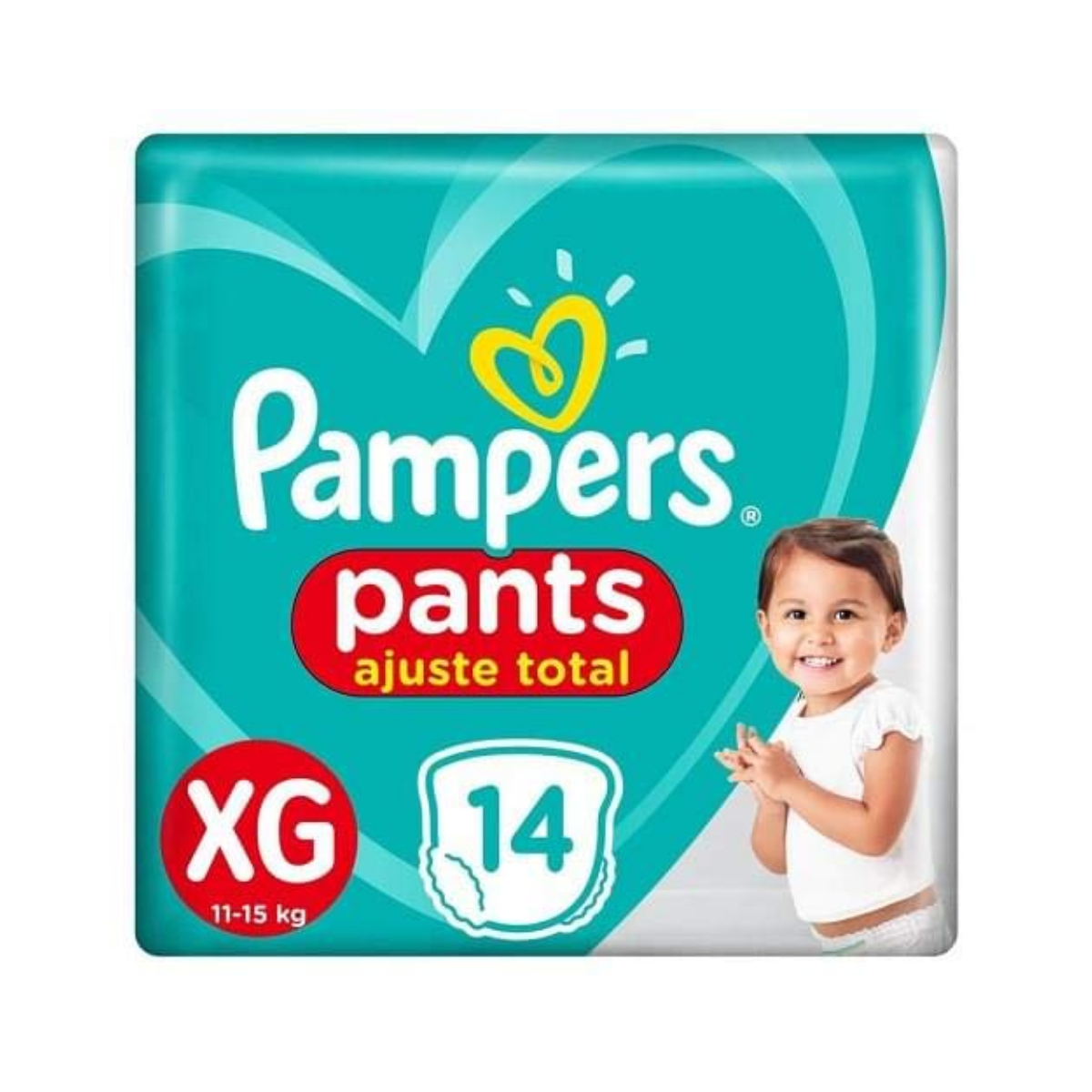Fralda Pampers Pants Ajuste Total XG 14 Unidades