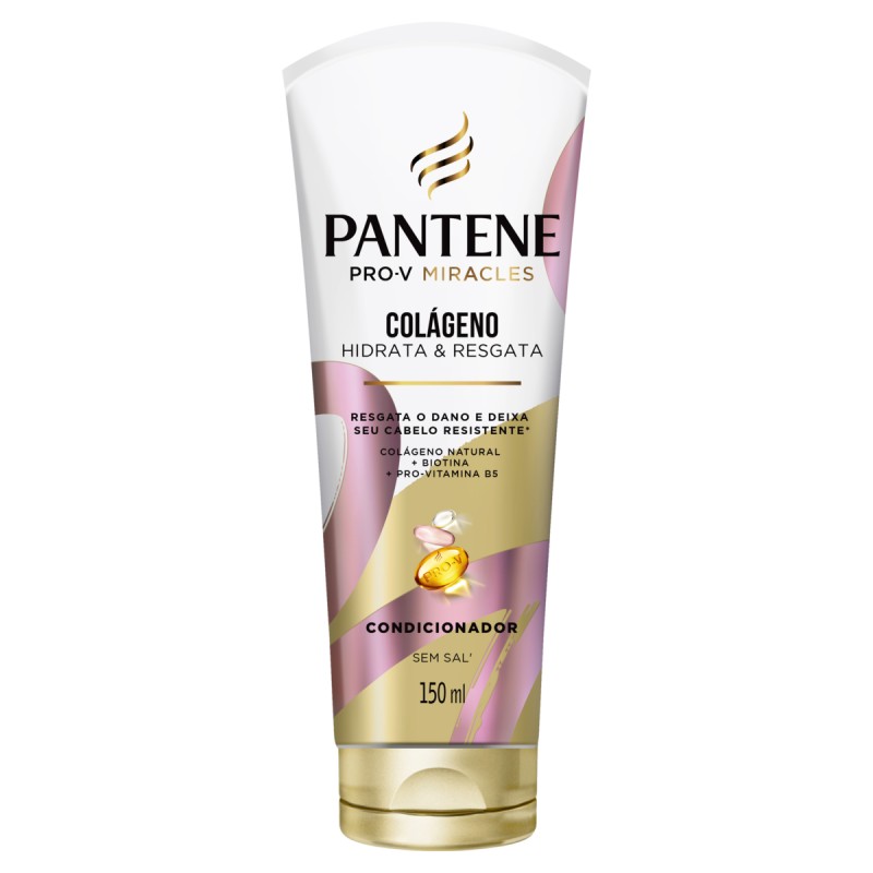 Condicionador Pantene Pro-V Colageno Hidrata e Resgata 150Ml