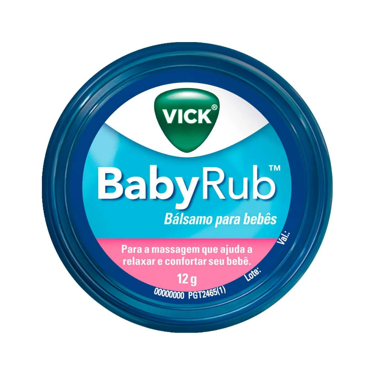Pomada BabyRub Para Bebês Vick 12g