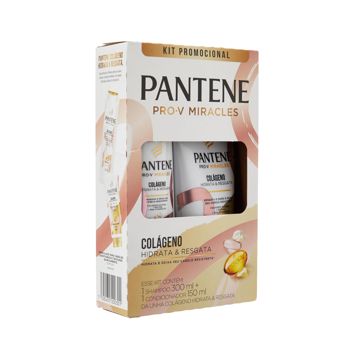 Kit Pantene Colageno Shampoo 300Ml+ Condicionador 150ml