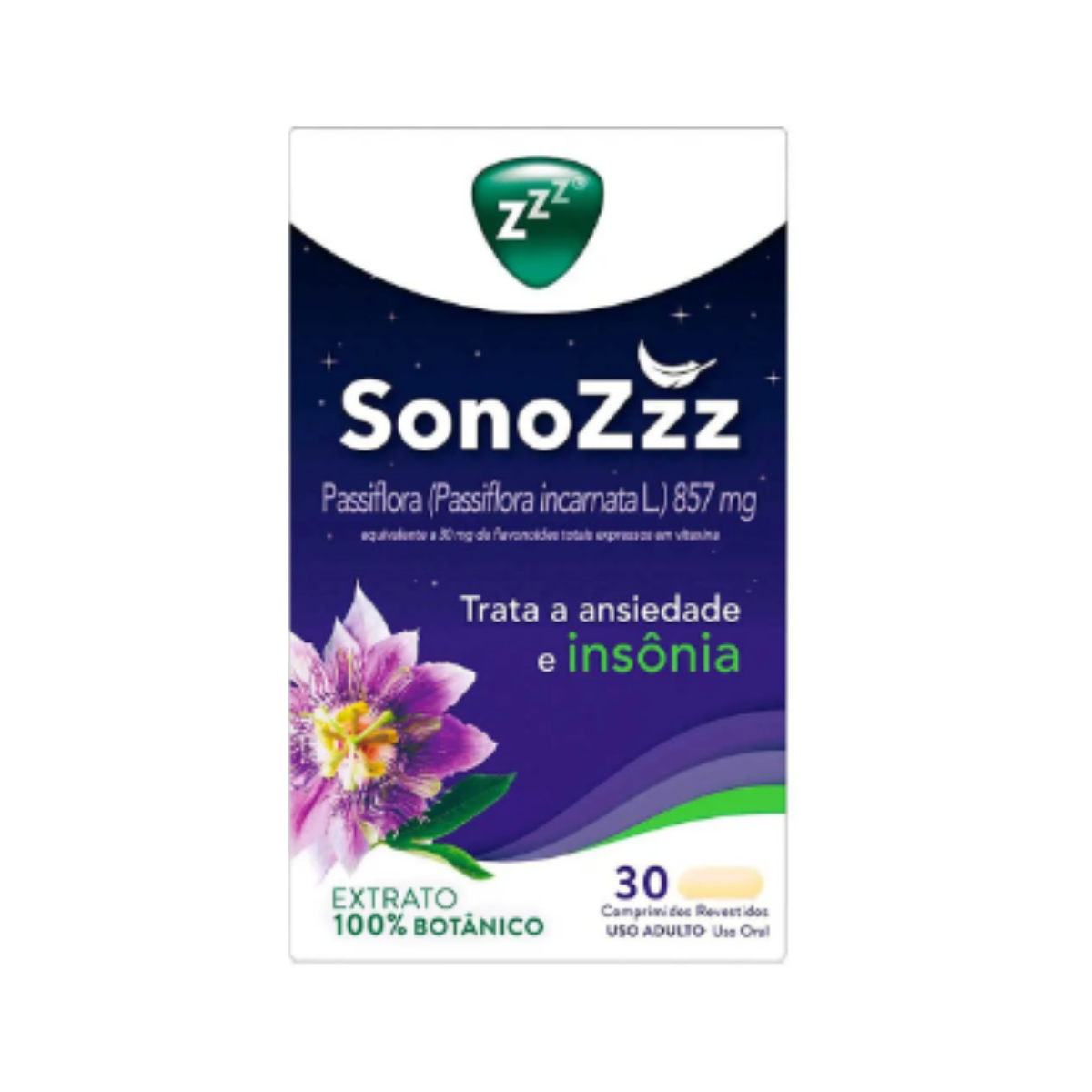 SonoZzz Passiflora P&G 857mg 30 Comprimidos