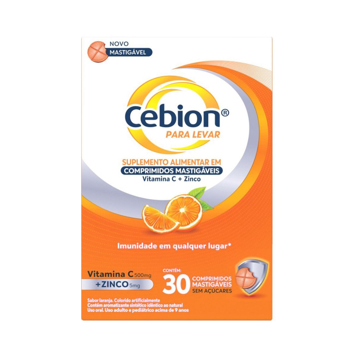 Cebion Lar Vit C+Zinco 500Mg 4Cpr Mast Sn