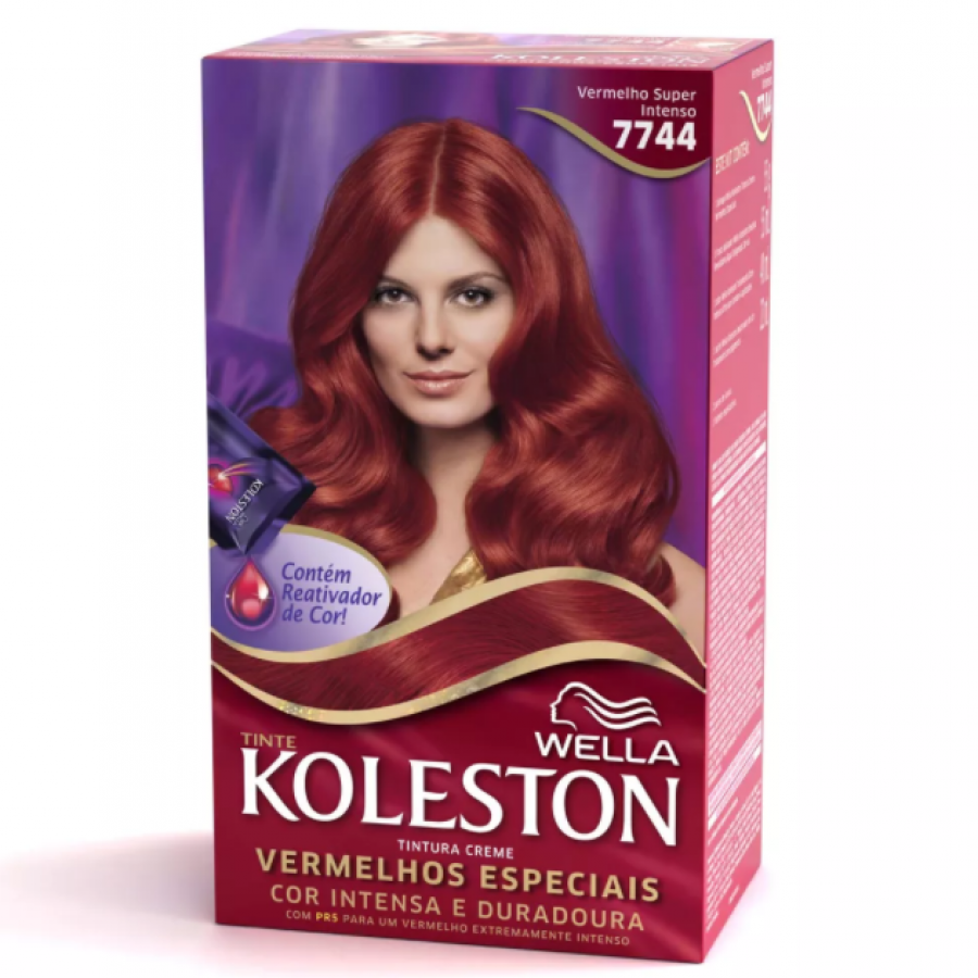 Tintura koleston 7774 vermelho super intenso