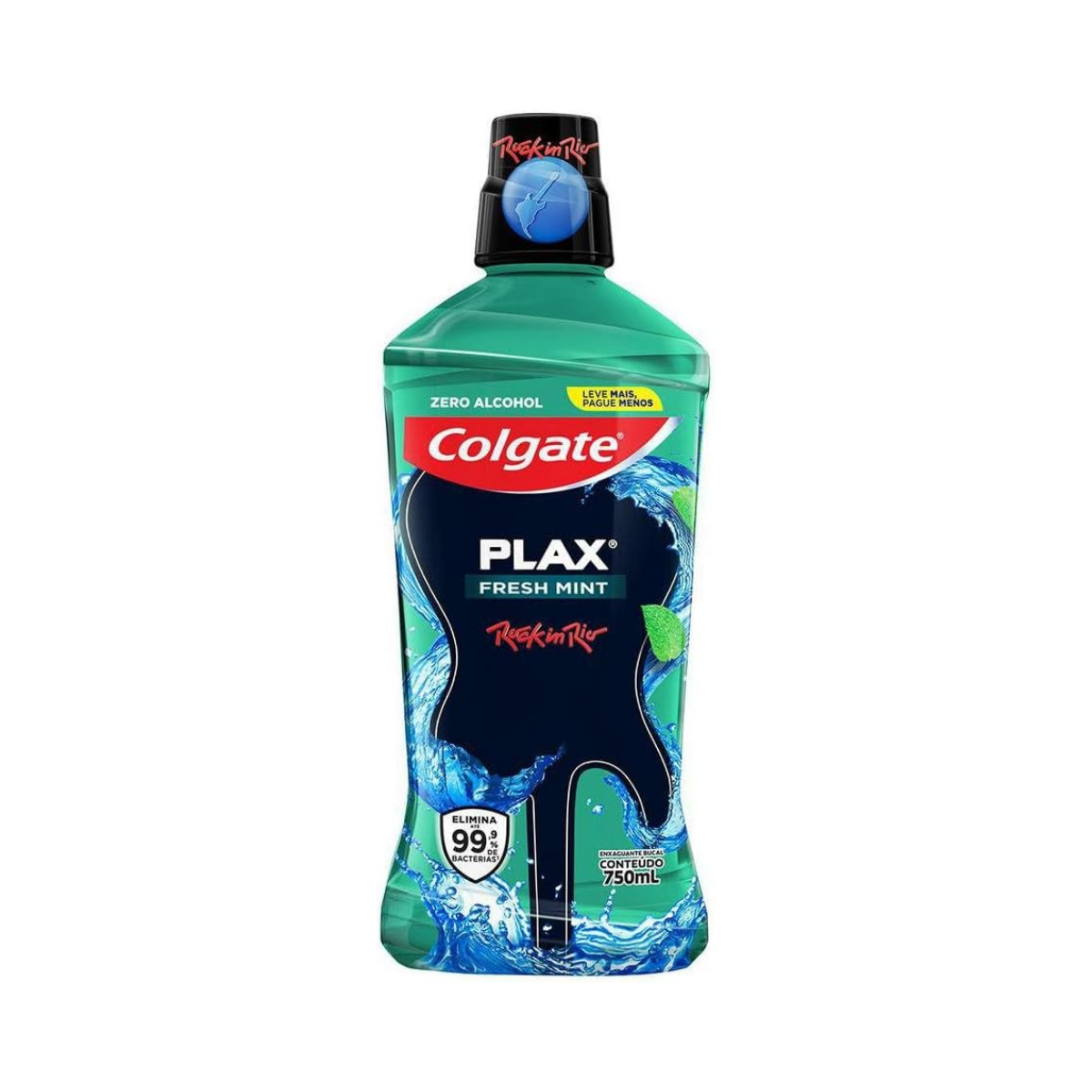 Enxaguante Bucal Plax Fresh Mint Colgate 750ml