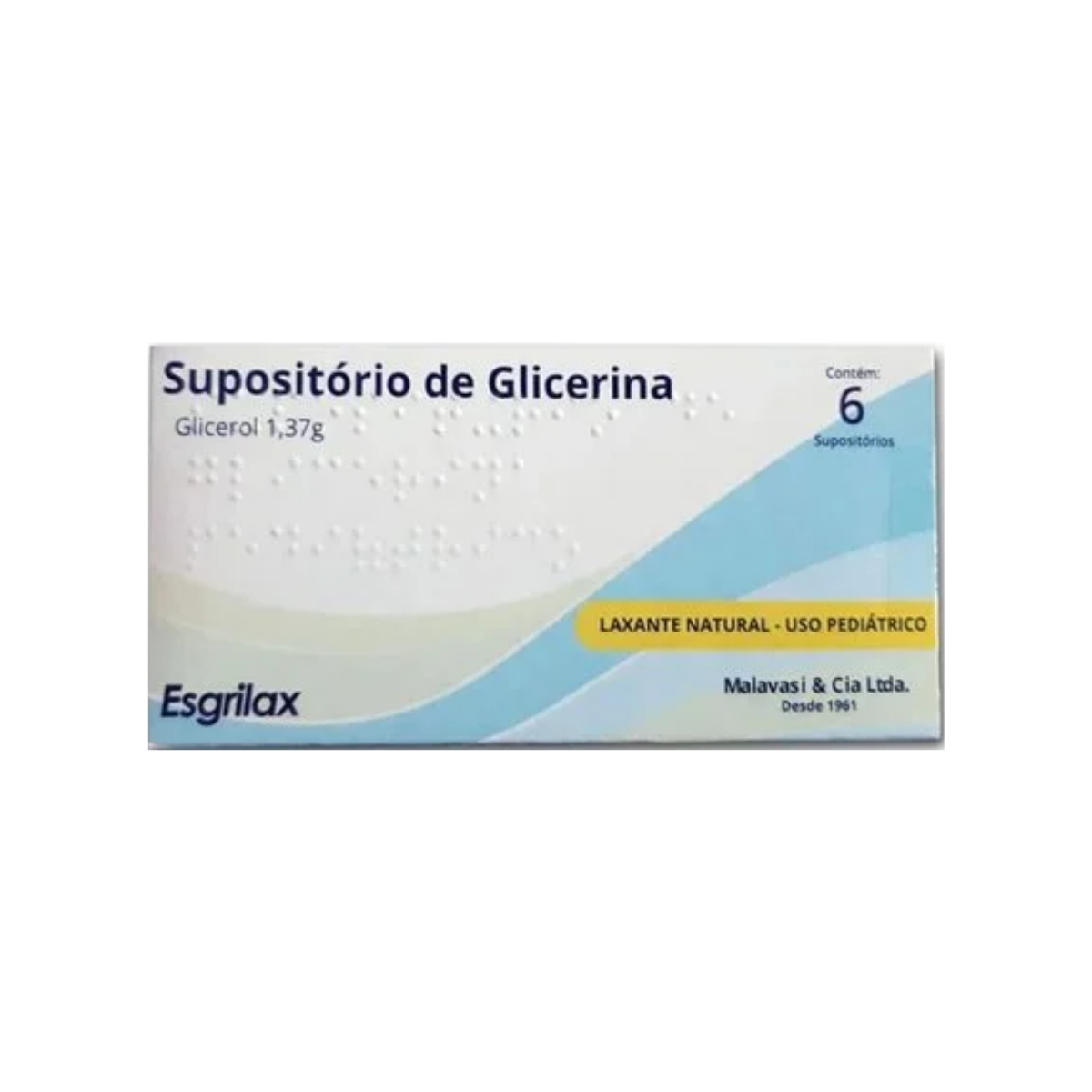 ESGRILAX C/6 SUPOSITORIO INFANTL MALAVASSI