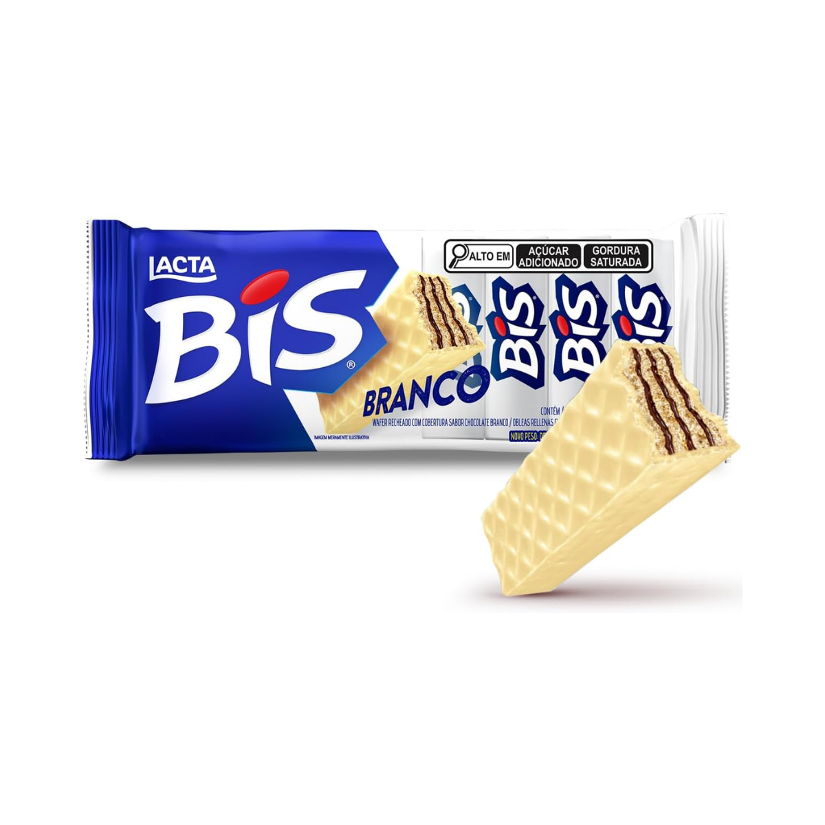 Chocolate Bis Branco Lacta 16 Unidades