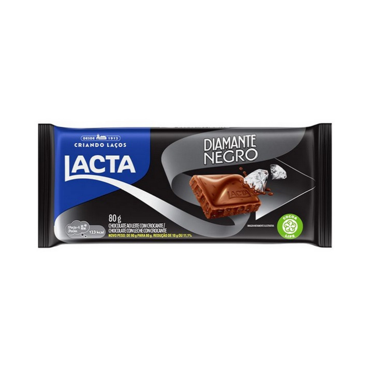 Diamante Negro Lacta Mondelez 80g