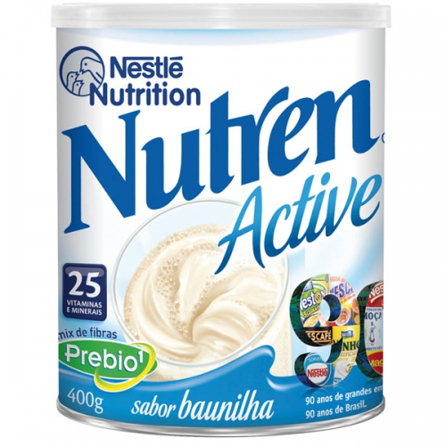 Nestle NUTREN ACTIVE Baunilha Complemento Alimentar Lata 400g