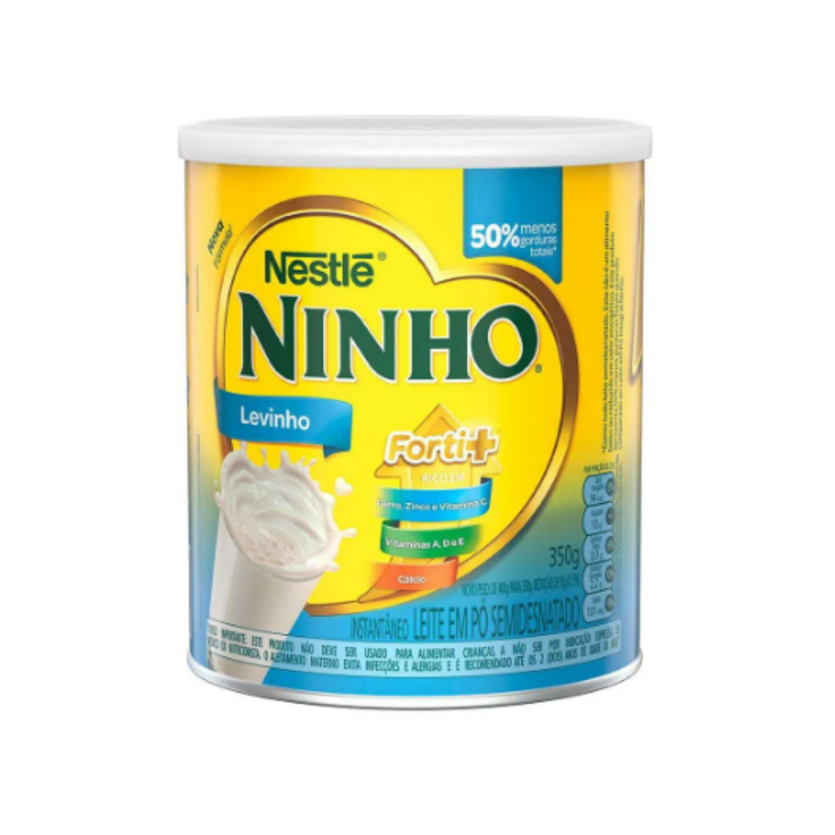 Leite Em Pó Ninho Levinho Semidesnatado Nestlé 350g