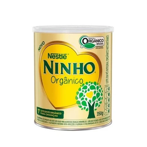 Leite em Po Integral Ninho Organico lata com 350g