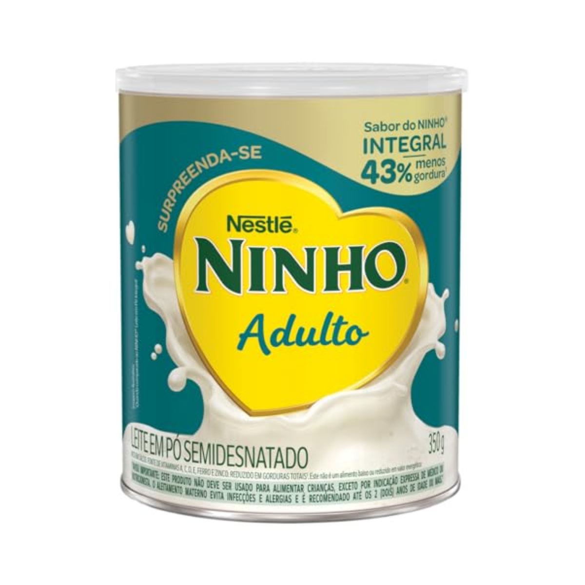 Leite Po Semidesnatado Ninho Adulto Nestle 350g