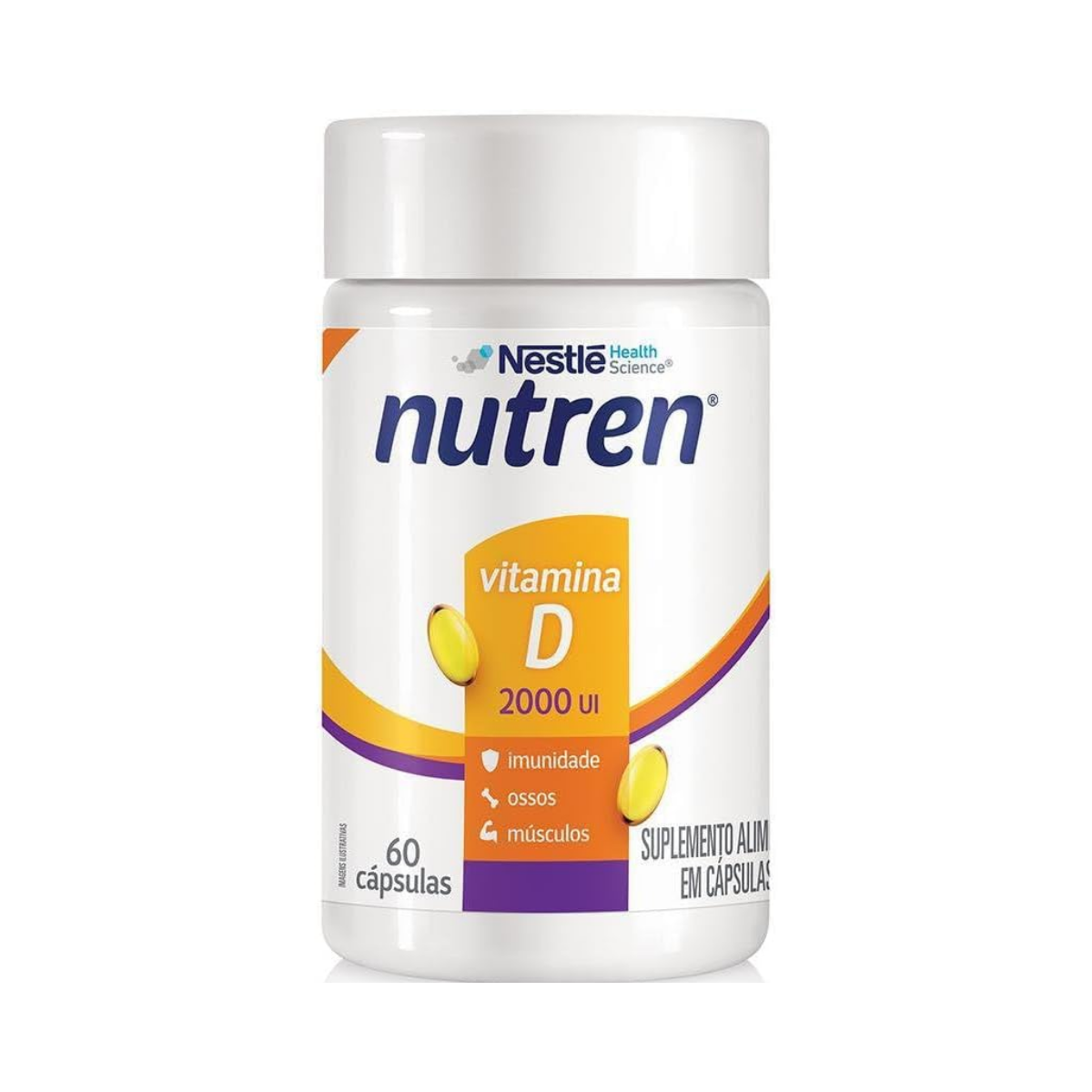 Suplemento Alimentar Vitamina D Nutren Nestle 2.000Ui 60 Capsulas