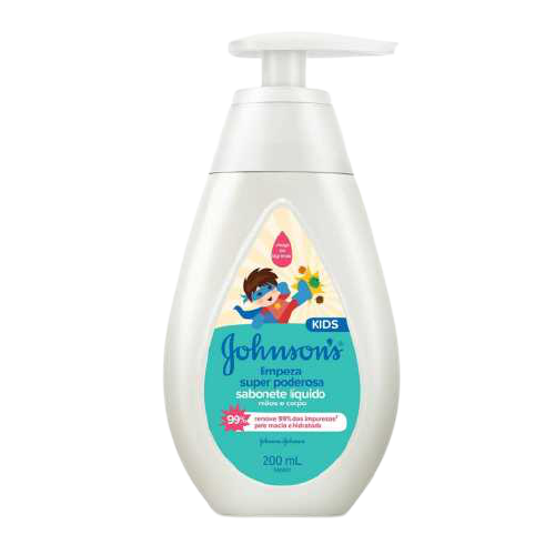 Sabonete Liquido Johnson's Limpeza Super Poderosa 200Ml