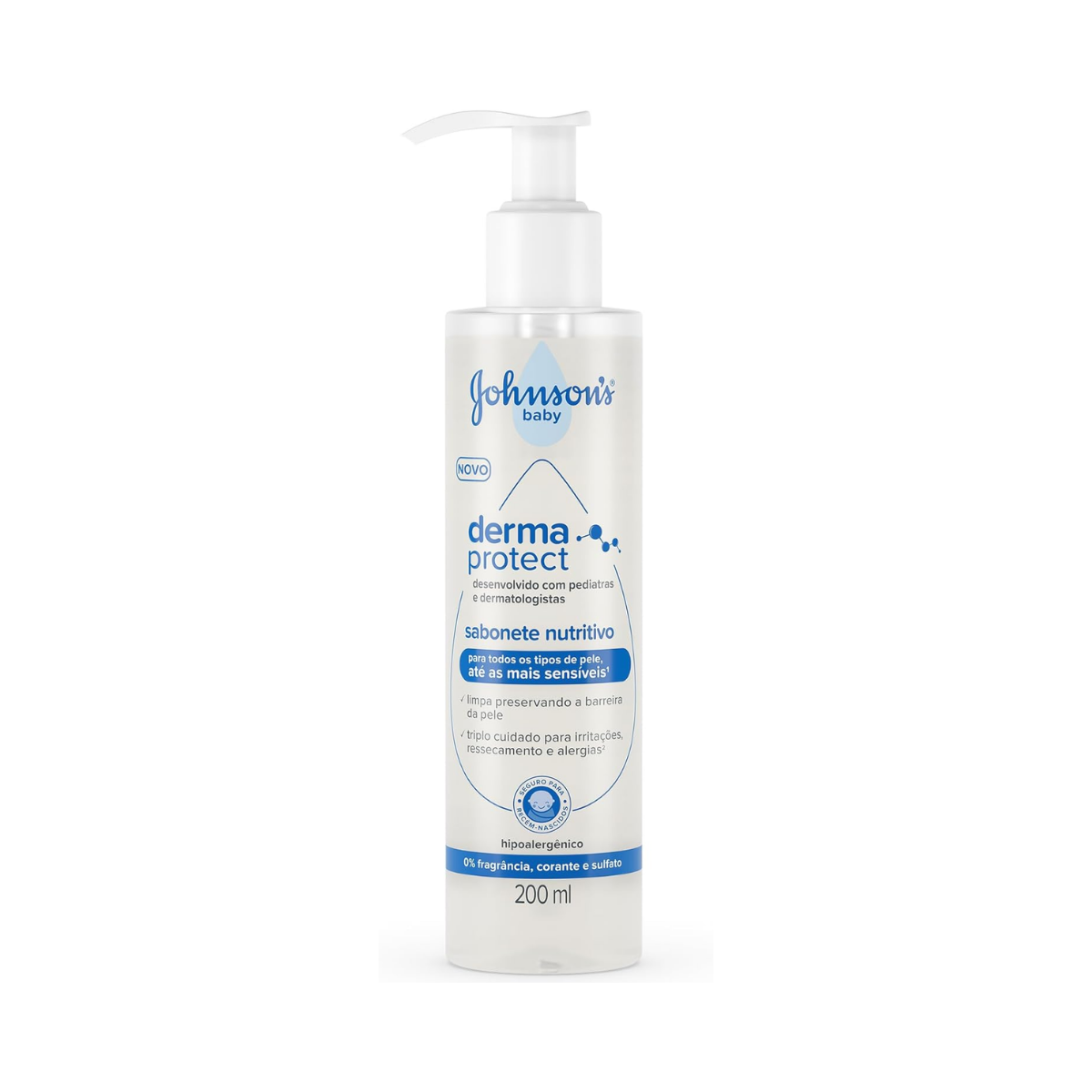 Sabonete Nutritivo Derma Protect Johnson's Baby 200ml