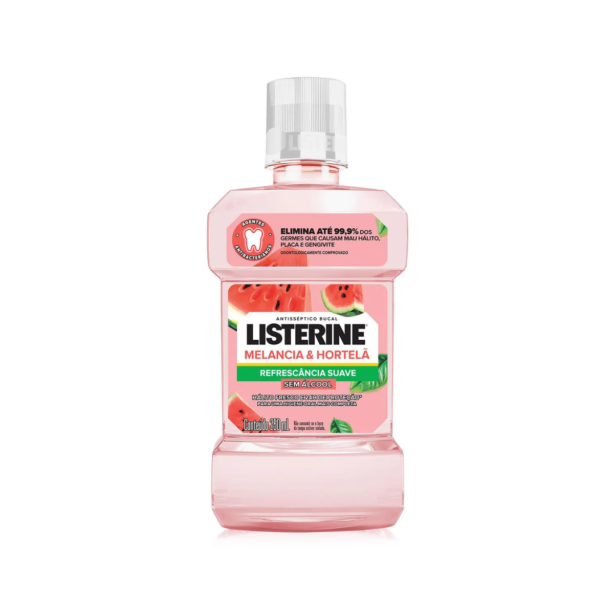 Listerine Melancia & Hortelã Sem Álcool 250Ml