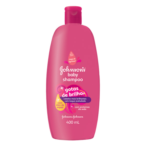 Shampoo Johnsons Baby Gotas de Brilho 400Ml