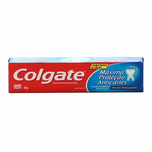 Creme Dental Colgate Máxima Proteção Anticáries 90g