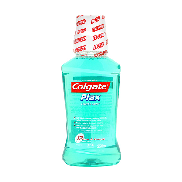 Enxaguante Bucal Colgate Plax Fresh Mint Sem Álcool 250Ml