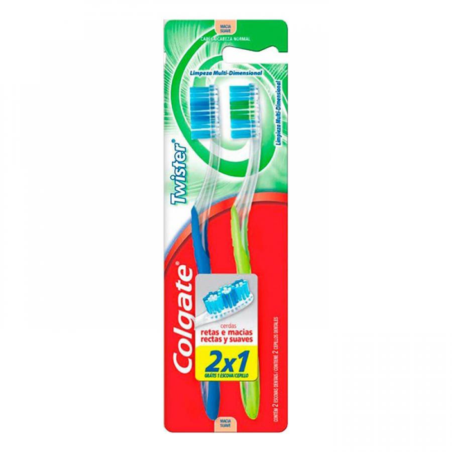 Escova Dental Colgate Twister Macia 2 Unidades