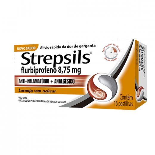 Strepsils Reckitt Benckiser 8,75mg 16 Pastilhas