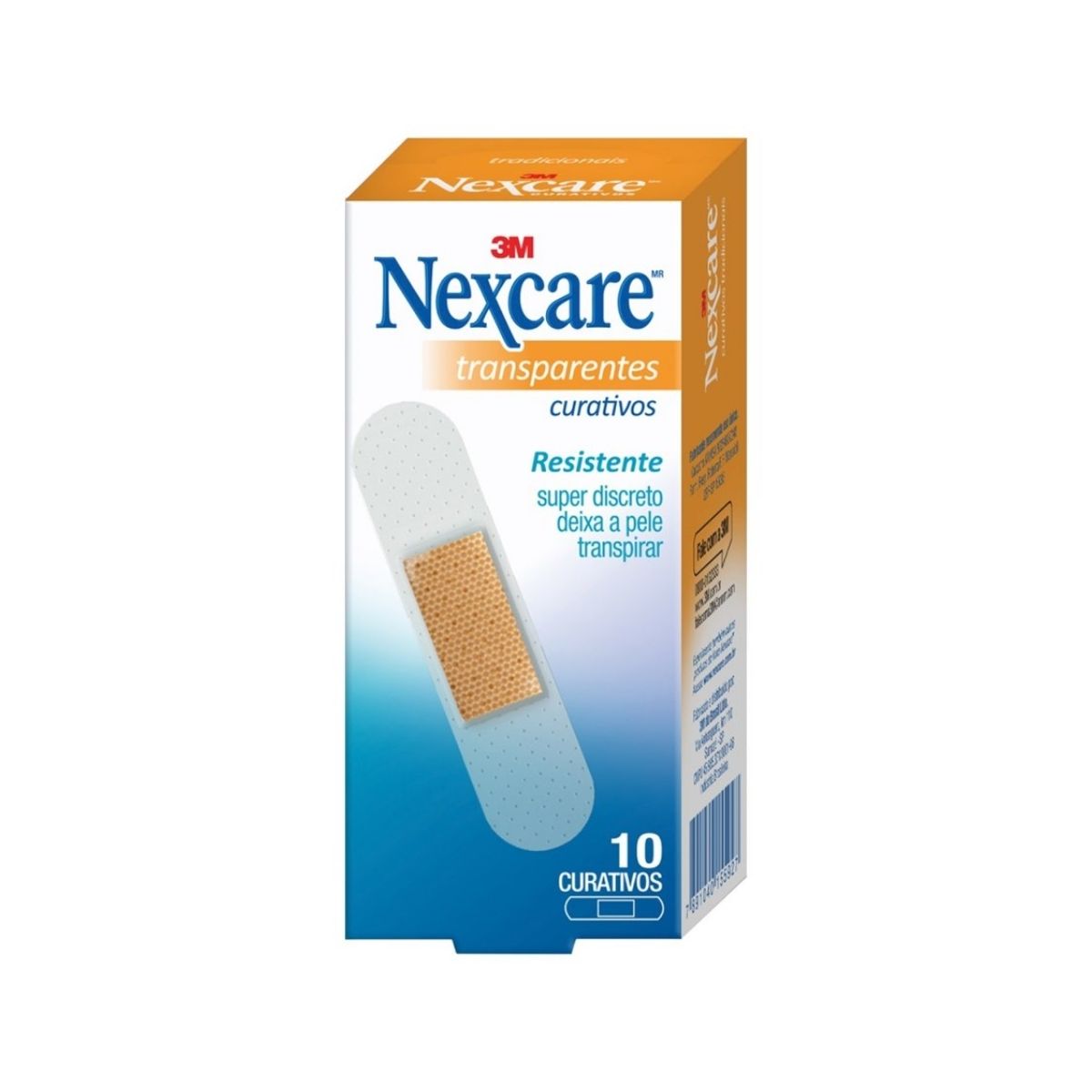 Curativos Nexcare Transparente 10 Unidades