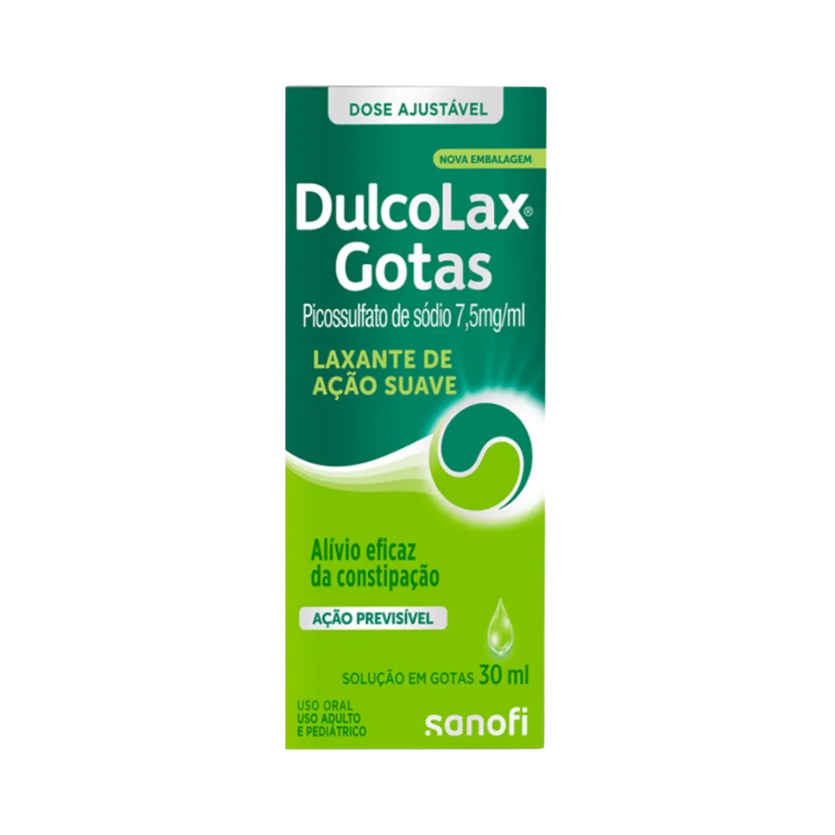 Dulcolax 7,5mg/mL,1 frasco gotejador com 30mL de solucao de uso oral
