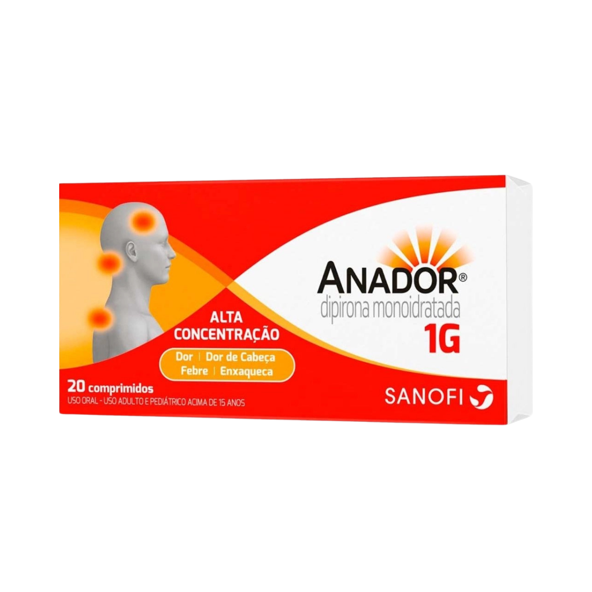 Anador 1g 20 Comprimidos