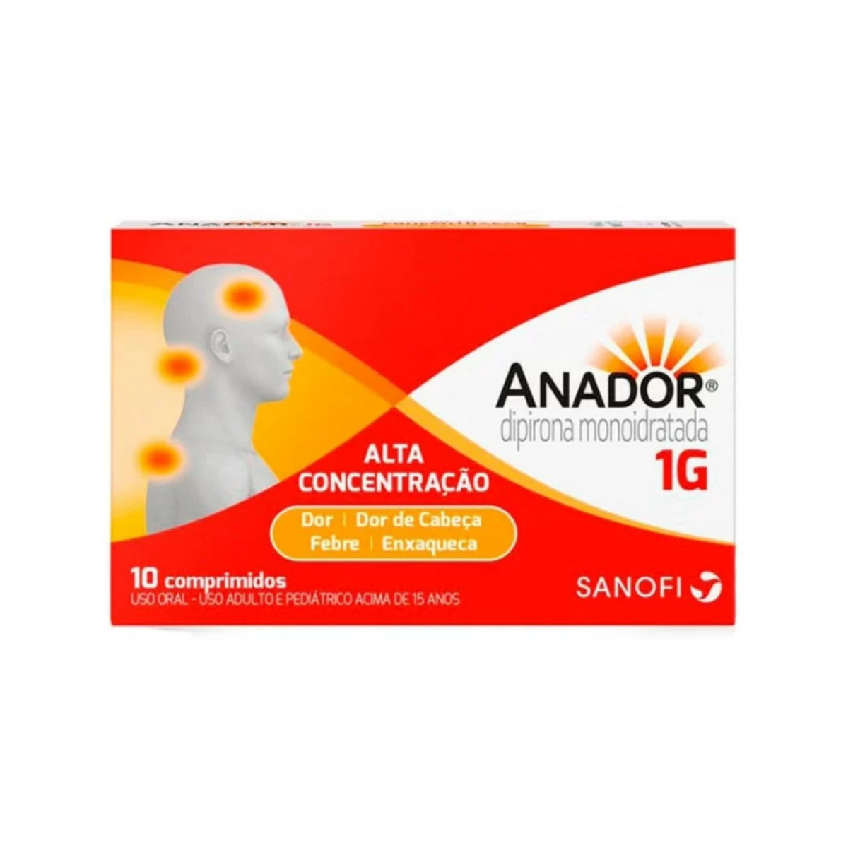 Anador 1g,10 comprimidos