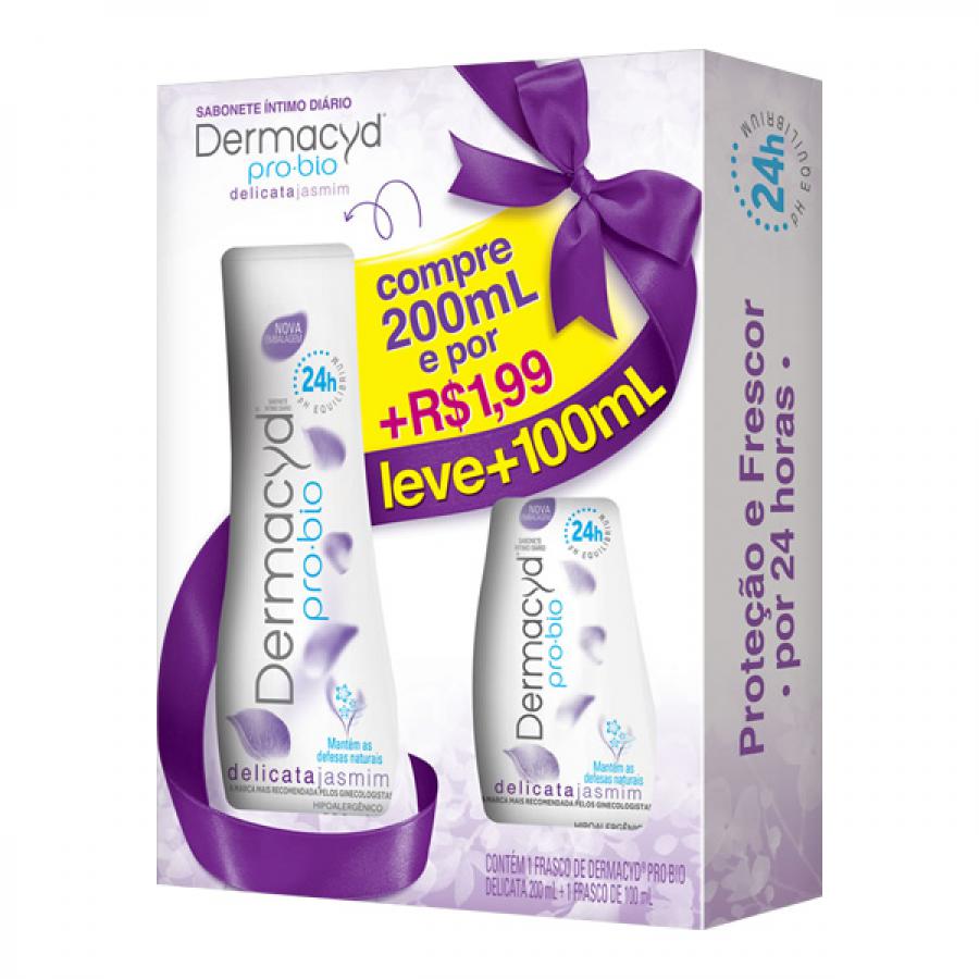 Sabonete Intimo Dermacyd Delicata 200ml + 100ml
