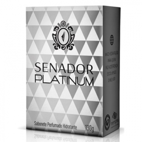 Sabonete senador 130g - platinum