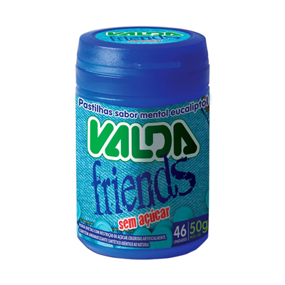 Pastilha Valda Friends 6 POTE 50G